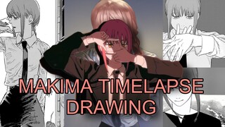 Makima - san | Makima Timelapse Painting