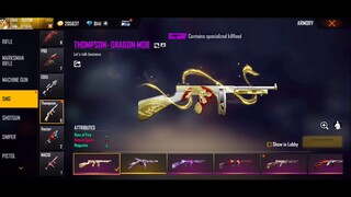 FREE FIRE NEW 1 DIAMOND TOP UP EVENT - NEW GOLDRIM TRIBUTE THOMPSON GUN SKIN ABI