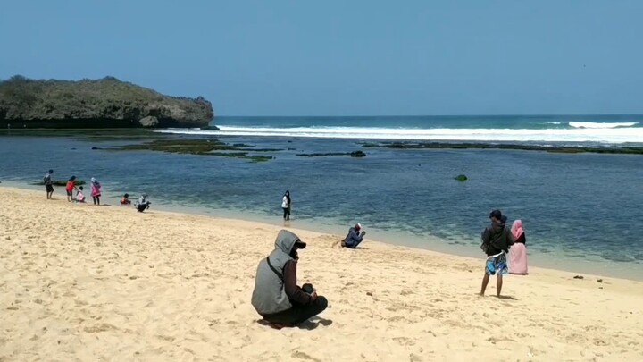 Dampak gempa bantul | 10 agustus 2019 | pantai selatan sepi wisatawan