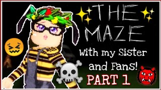 [ PART 1] 👹 Playing The Maze in Roblox w/ Funny Hermie & Fans!