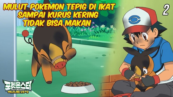 Kekejaman Manusia Mengikat Mulut Pokemon Agar Ia Tidak Bisa Makan - Cerita Pokemon Best Wishes 2