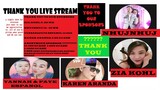thank you and an invitation to all for my appreciation live stream a presence is an entry