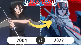 ตัวละครจาก BLEACH Design ใหม่ OG & สงครามเลือดพันปี (2004 VS 2022)