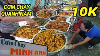 Thực khách ùn ùn đi ăn tại quán CHAY 10k bán quanh năm gần 10 năm ở quận 5