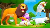 Weird and Crazy animal encounters: Lion stealing sheep!