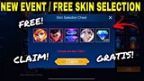 NEW EVENT MOBILE LEGENDS / FREE SKIN NEW EVENT ML - FREE SKIN MOBILE LEGENDS / FREE DIAS ML
