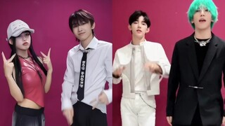 Các thực tập sinh cùng nhóm của JYP Natty + ZB1 Zhang Hao + NMIXX Jang Kyujin và thử thách nhảy BOYS