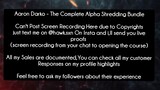 Aaron Darko - The Complete Alpha Shredding Bundle  course download