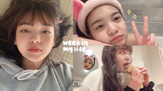 A Week in my Life 💕 College finals, self care night, karaoke, cooking lots of Asian foods, vlogmas