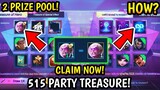 HOW TO GET NEW HERO PHOVEUS FOR FREE?! 515 Party Treasure (Free Hero) | MLBB