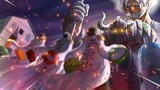 Luffy nằm trong Robot lớn lao trận chiến 3 ĐÔ ĐỐC - One Piece
