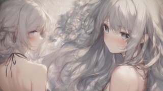 【AI绘图】少女，裸背，颈控