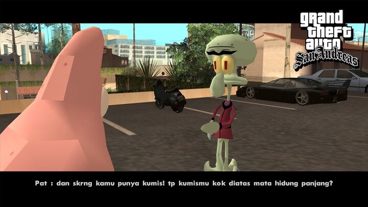 DATANGNYA KEMBARAN SQUIDWARD - GTA Lucu Spongebob