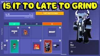 Is It To Late To Grind Season 4 Battlepass (Roblox Bedwars)