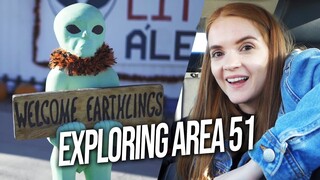 I EXPLORED AREA 51 ALONE 👽✌️Aliens in Nevada???