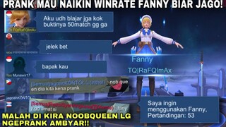 NOOBQUEEN DIA, KITA KENA PRANK !! 53 MATCH PICK FANNY DI KIRA NQ LAGI NGEPRANK KWKW