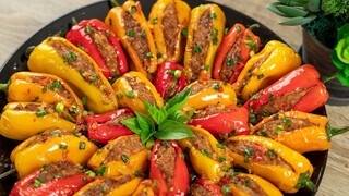 Ớt Ngọt Nhồi Thịt Sốt Dầu Hào hấp dẫn đổi vị cho bữa ăn gia đình | Sweet Pepper Pork Filling