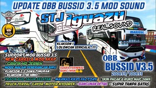 UPDATE OBB MOD SOUND STJ IGUAZU BUSSID V3.5 | KLAKSON SERIGALA | BUS SIMULATOR INDONESIA