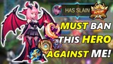Never give me this broken hero! JUST BAN IT AGAINST ME OR I WILL DESTROY YOU! 100% Insane ALICE!