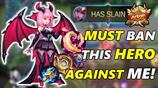 Never give me this broken hero! JUST BAN IT AGAINST ME OR I WILL DESTROY YOU! 100% Insane ALICE!