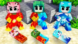 Monster School : ICE Baby Zombie vs Bad Herobrine Because Dolphin Mother - Minecraft Animation