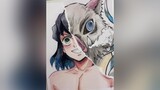 Inosukeeee 💙 fyp foryou foryoupage demonslayer inosuke art artchallenge anime animeart