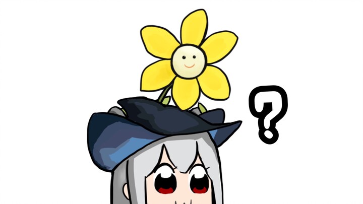 There's a flower on Skadi's head...? !