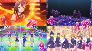 Every Unique Number of Singers for Love Live! Songs