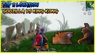 GODZILLA vs KING KONG x PUBG MOBILE - Location Secret Erangel, Sanhok | Xuyen Do