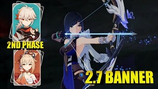 2.7 character banner in Genshin Impact