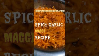 SPICY GARLIC MAGGI NOODLES| VIRAL RECIPE MUST TRY| KOREAN MAGGI RECIPE |#maggi #maggirecipe