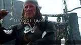 Captain Barbossa's attractive moments in <Pirates of the Caribbean>