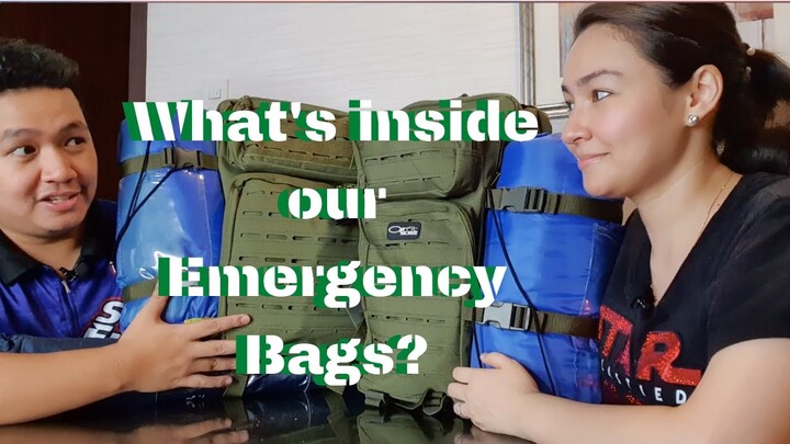 WHAT'S INSIDE OUR EMERGENCY BAGS?
