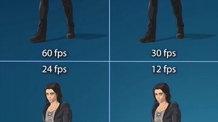 แอนิเมชั่น 3 มิติ: การเปรียบเทียบ fps "Attack on Titan" คุณสังเกตเห็นความแตกต่างหรือไม่?