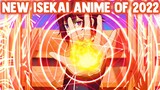 New Isekai Anime of 2022