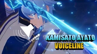 Kamisato Ayato voiceline