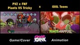 PVZ vs Tricky BAD BASH MADNESS (Plants VS Rappers) | GAME x FNF Animation