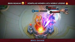 BIKIN NGAKAK!!❗ KOMPILASI MOMEN KOCAK MOBILE LEGEND 🔥