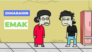 Ketika si beban keluarga dimarahin emak