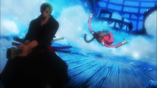 zoro defeats Apoo 1080p | zoro cuts apoo | onepiece episode 1010 English subbed