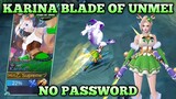 Script Skin Karina Custom Anime Blade Of Unmei Full Effects | No Password - Mobile Legends