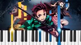 Demon Slayer: Kimetsu no Yaiba (Episode 19 ED) - "Kamado Tanjiro no Uta" - EASY Piano Tutorial
