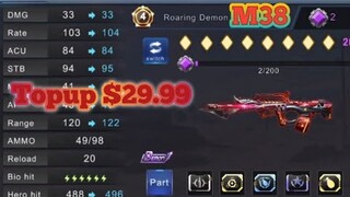 Crisis Action : Topup $29.99 + Weapon Roaring M37 Up To0 M38