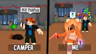 MM2 Beating Campers and FUNNY GAMEPLAY (Roblox)