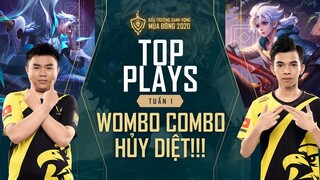 TOP PLAYS #1: Tân binh V Gaming lật kèo với wombo combo hủy diệt!!!