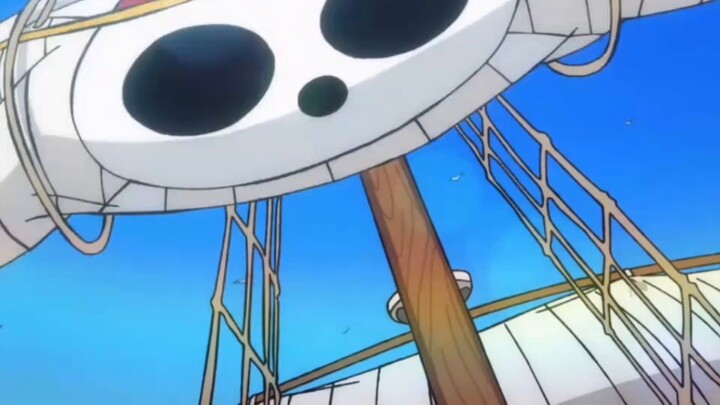 Setelah lima tahun, Luffy berlayar lagi, tapi Momonosuke enggan pergi