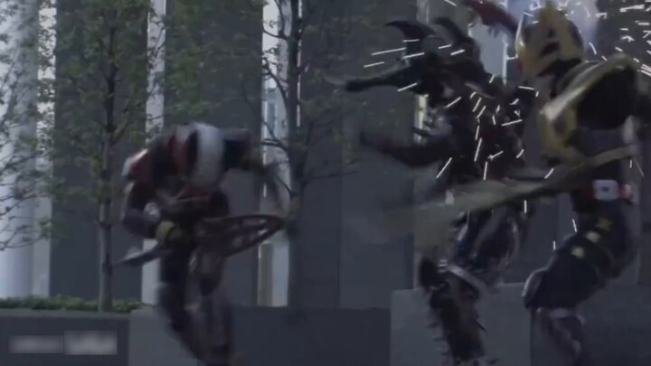 The new generation of Kamen Rider transformed by Cerberus - Glaive, Lance, and Larc