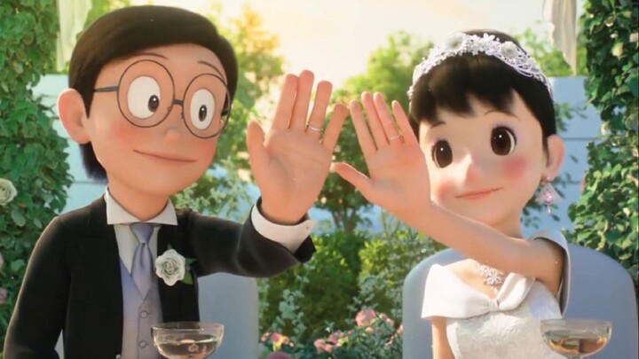 Everyone thought Nobita ran away from marriage, only Shizuka believed that he would come back to mar