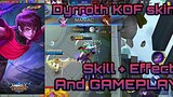 Dyrroth gameplay with KOF skin mobile legends