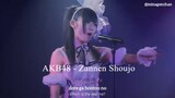 AKB48 - Zannen Shoujo (B4 original)